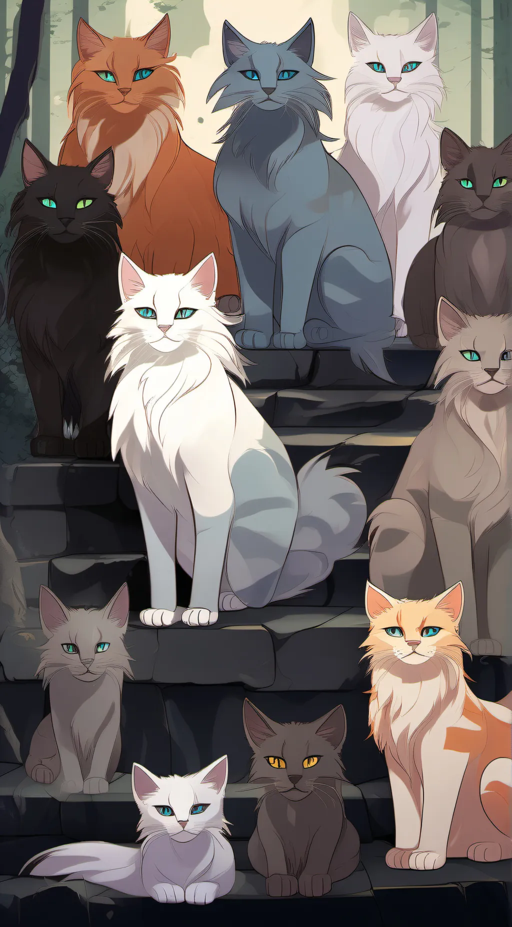 ai character: Thunderclan background