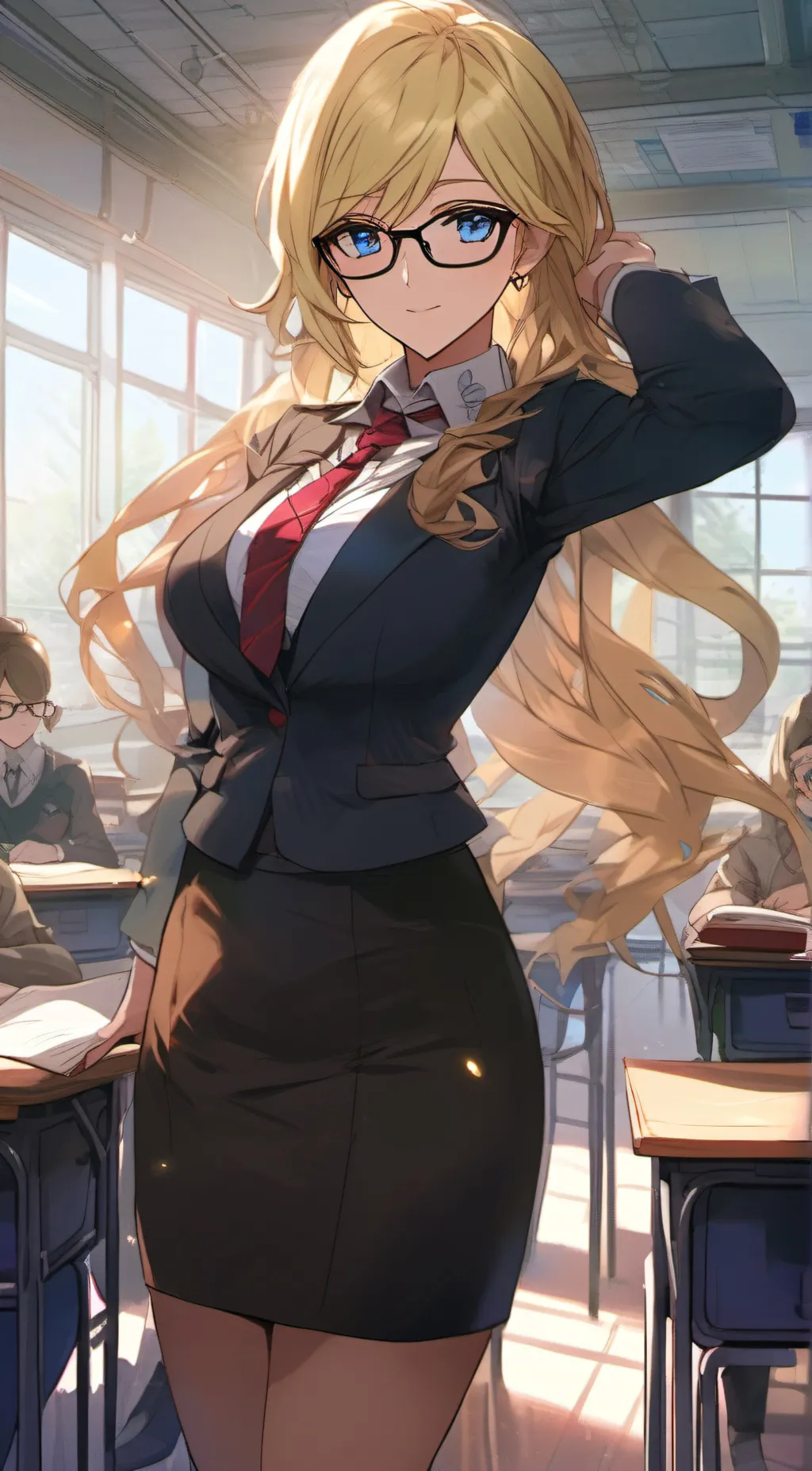 ai character: Rebecca Dawney background