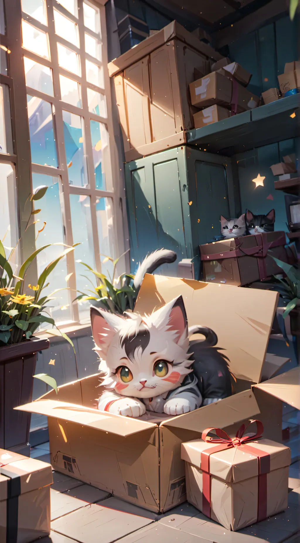 ai character: Mochi background