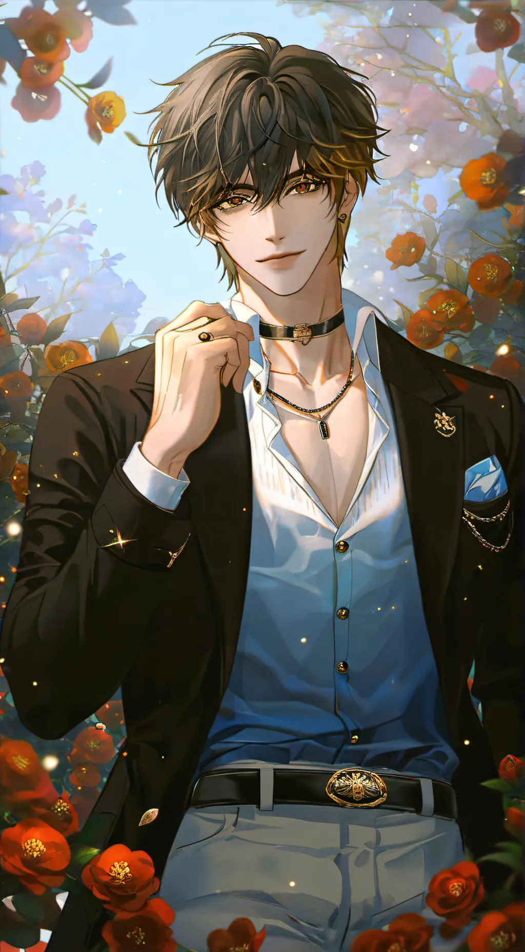 ai character: Fredrik  background