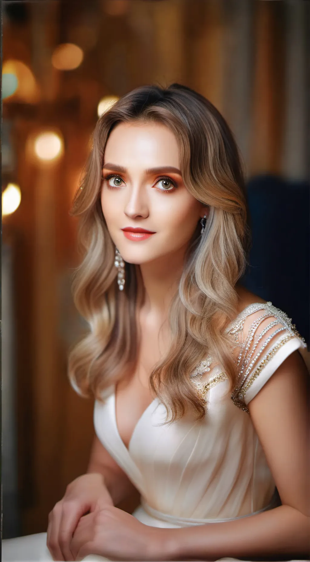 ai character: Kelly Harrison  background
