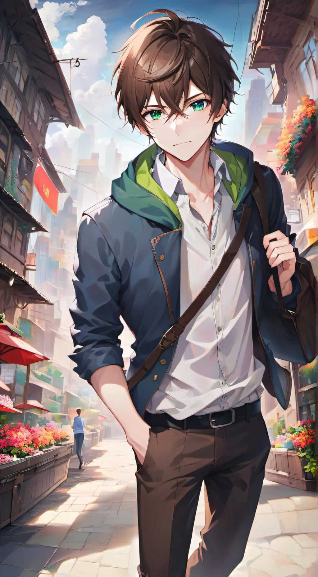 ai character: Evan background
