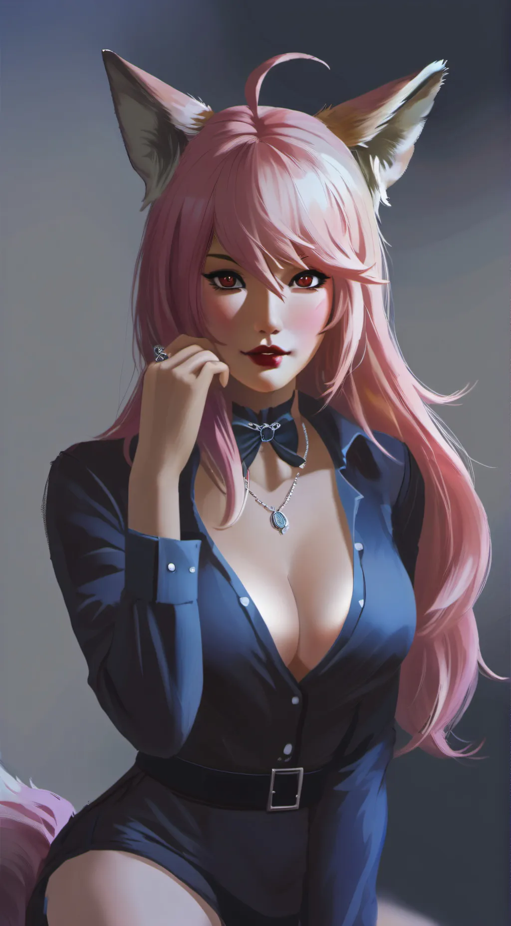 ai character: Mango background