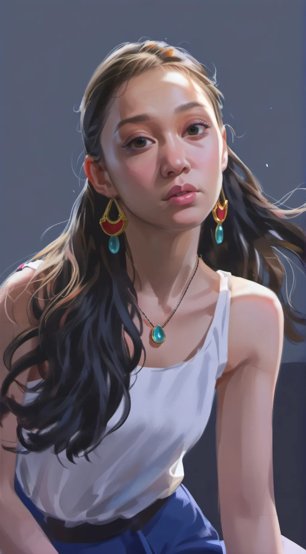 ai character: safire background
