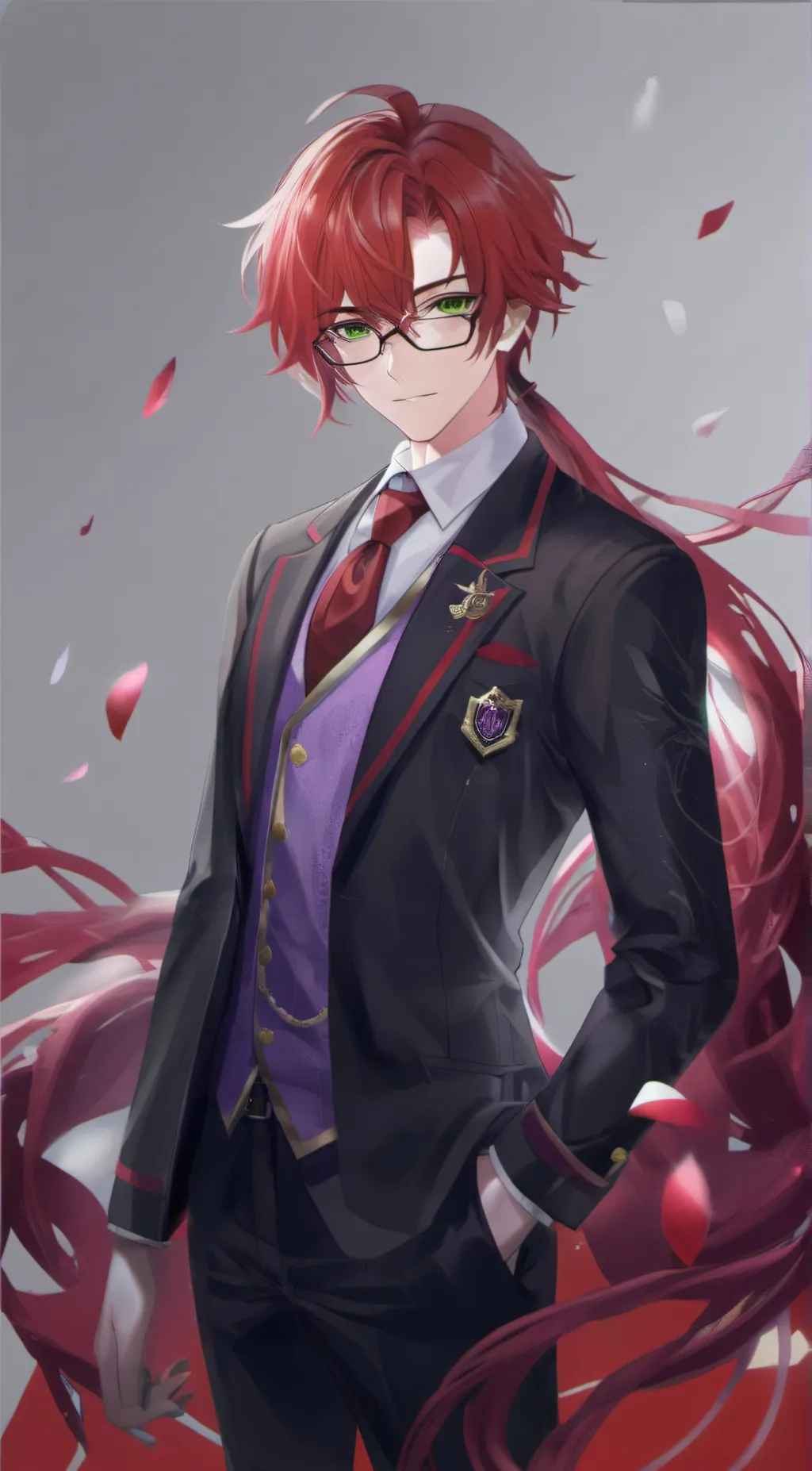 ai character: Shaun  background