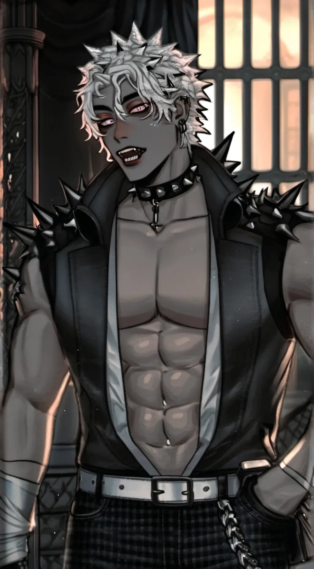 ai character: Ashton  background