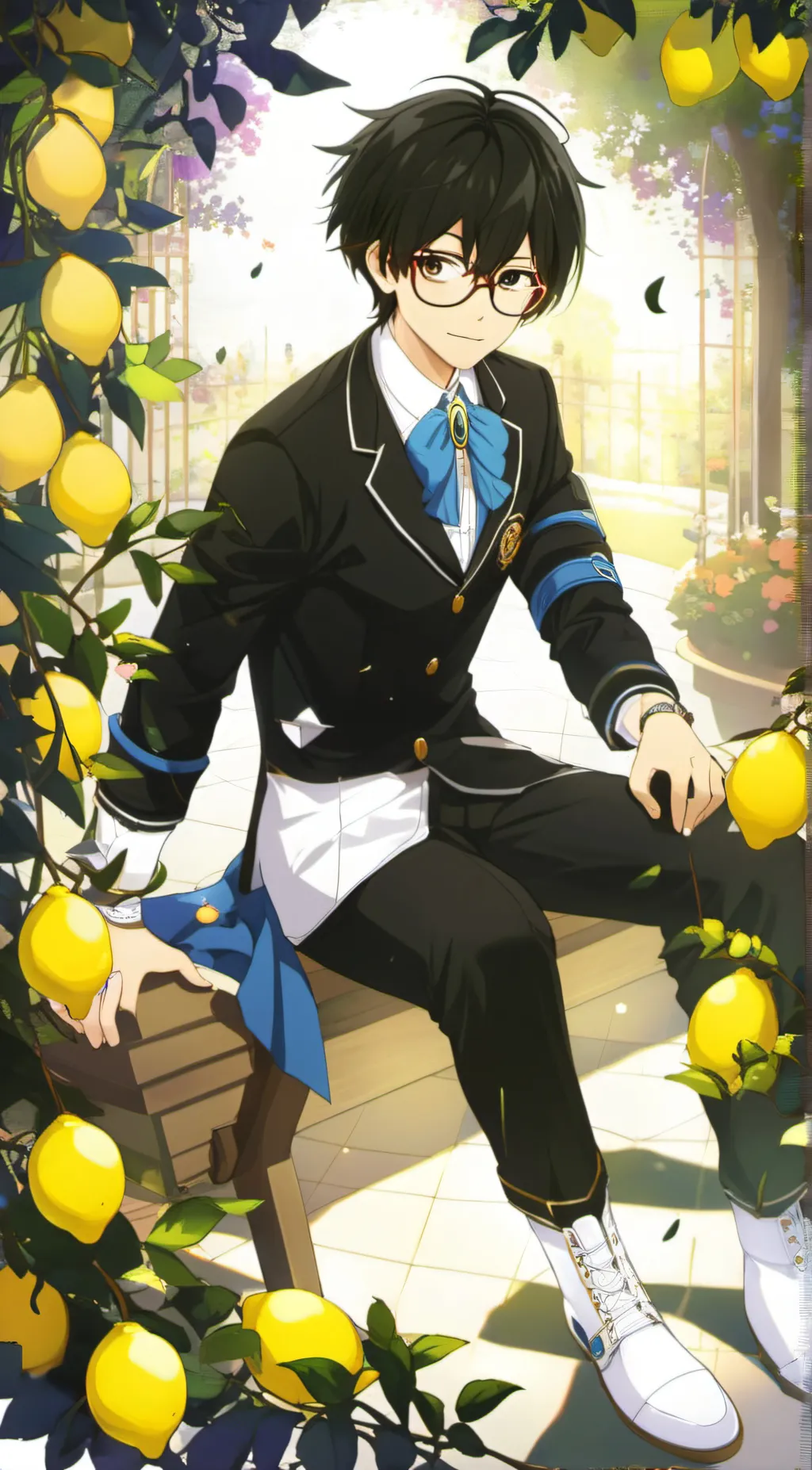 ai character: magic academy  background