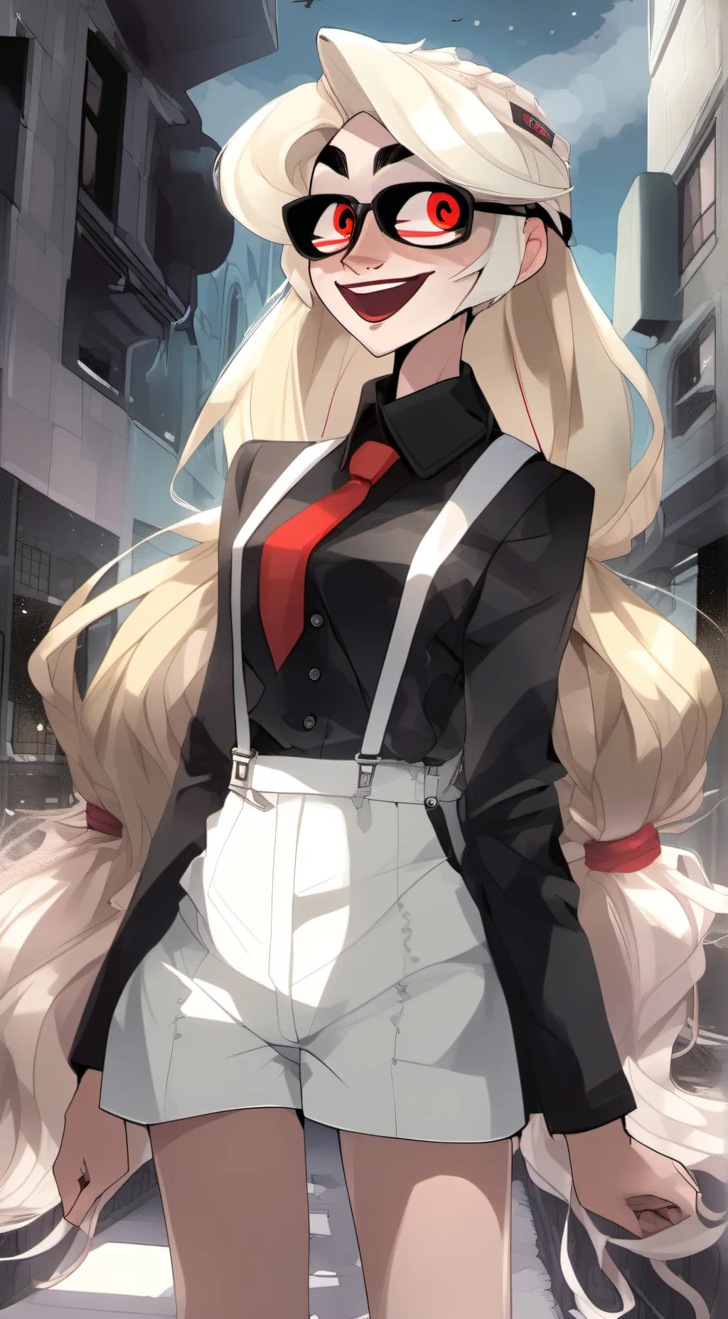 ai character: Charlie Morningsta background