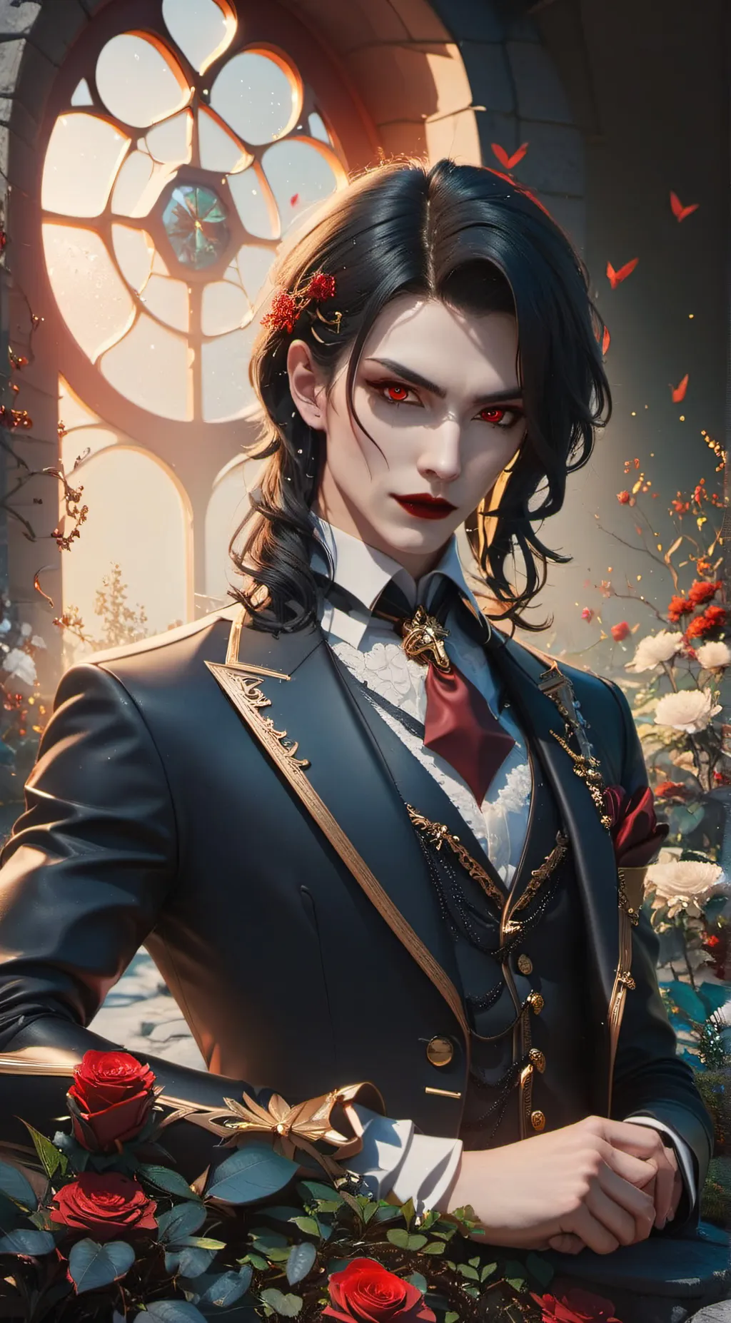 ai character: Alucard ~Vampire~ background