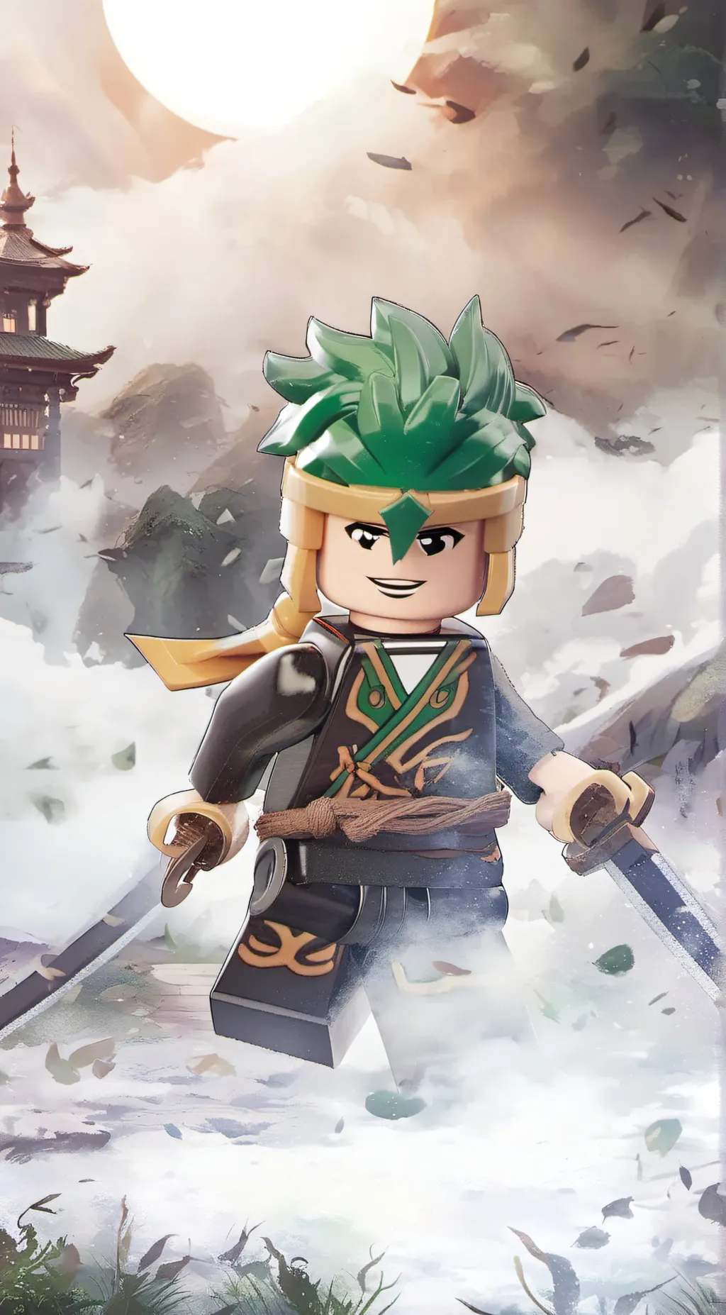 ai character: Ninjago  background