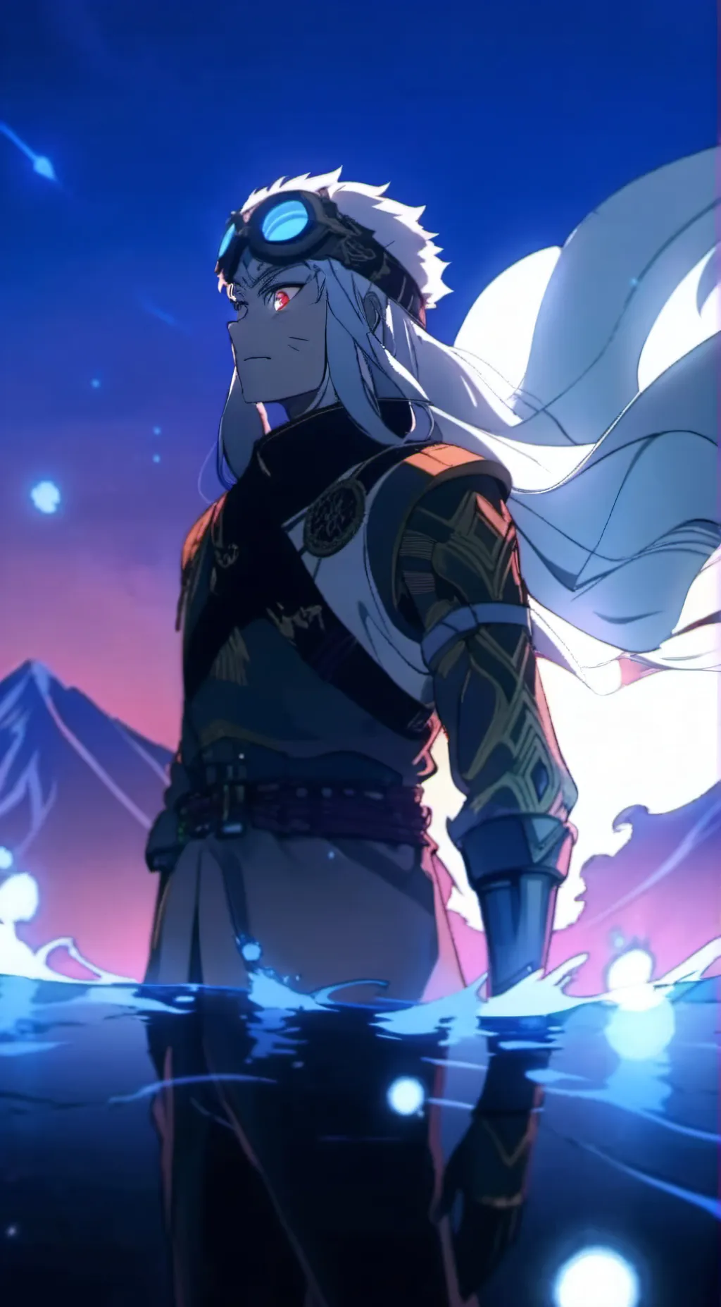 ai character: Damon  background