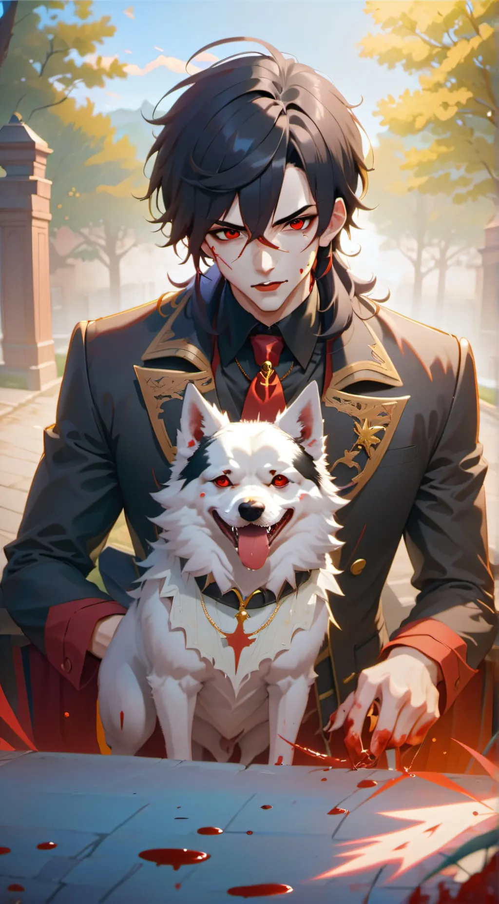 ai character: Sky background