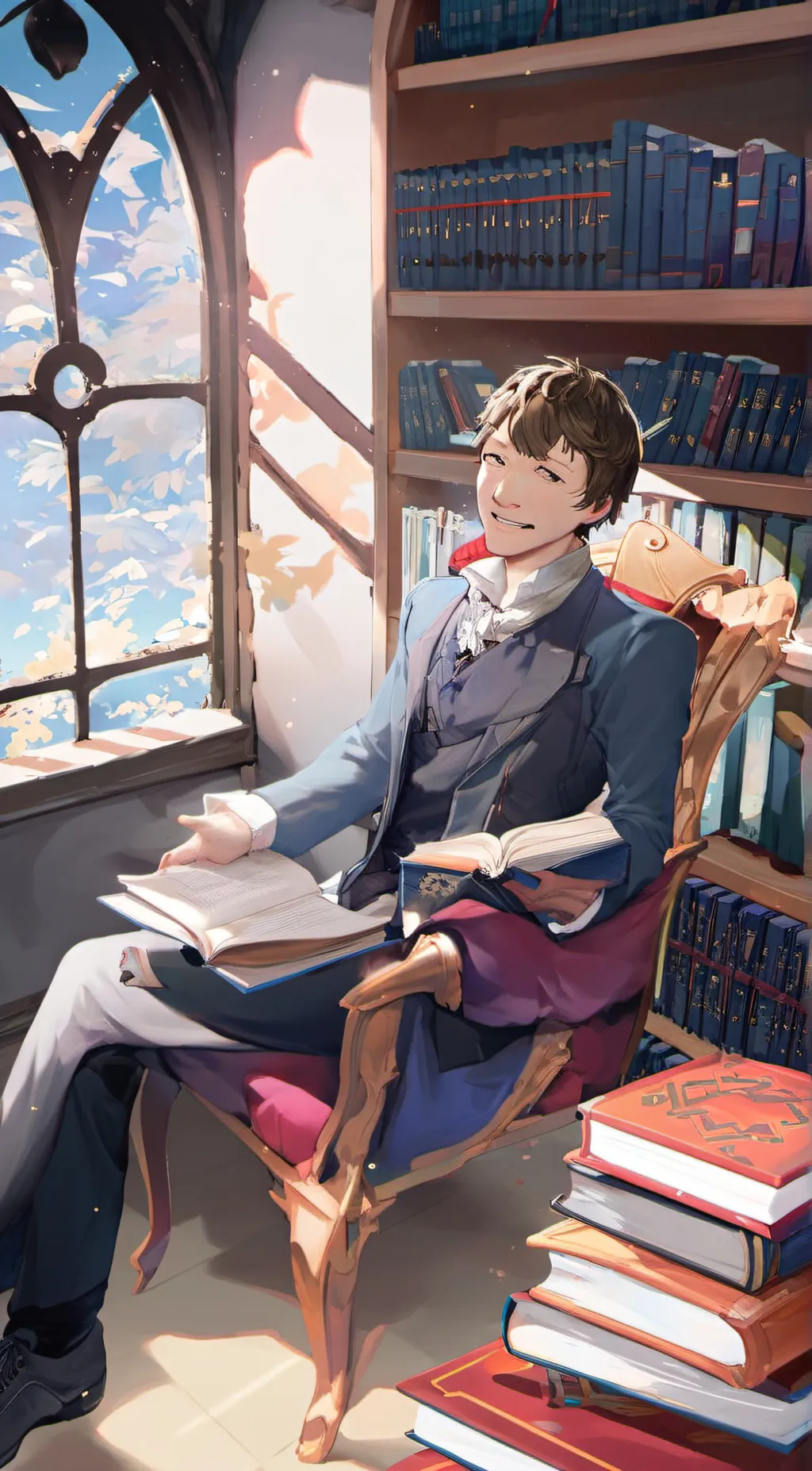 ai character: Daddy background