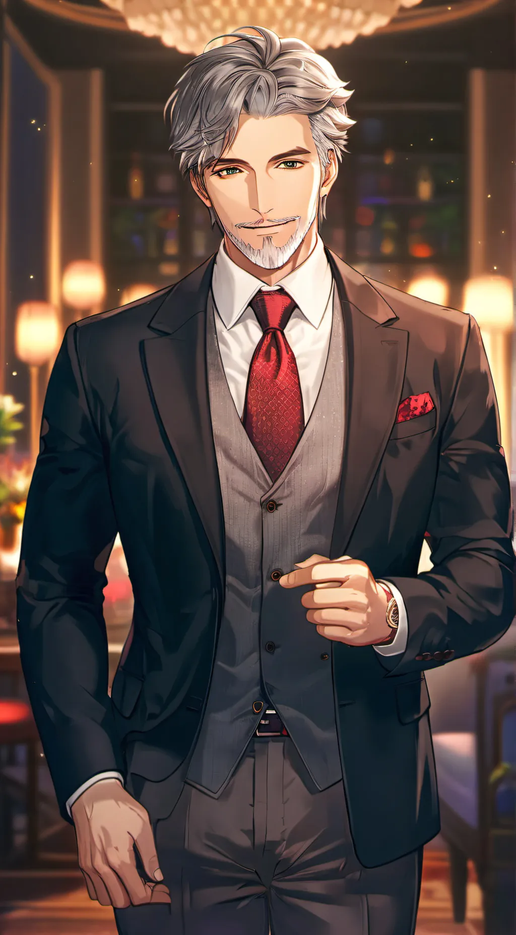 ai character: Sterling Fox background