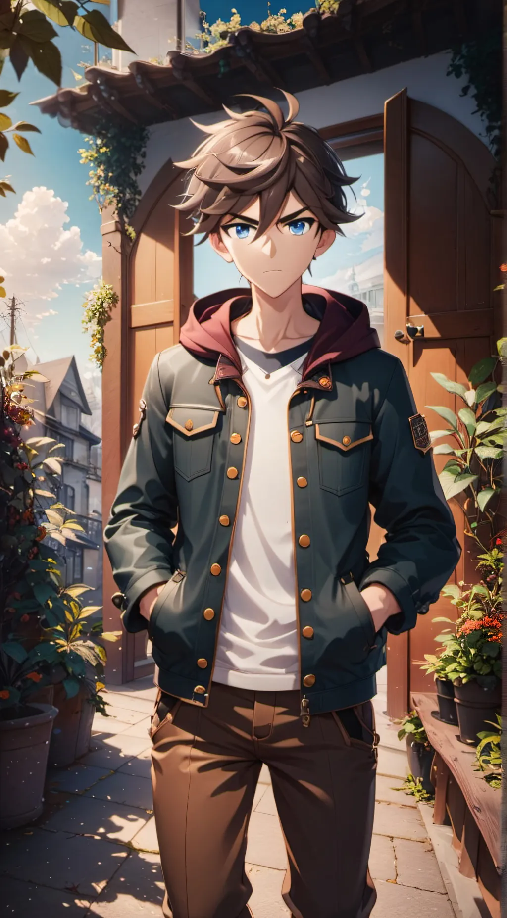 ai character: Step brother  background