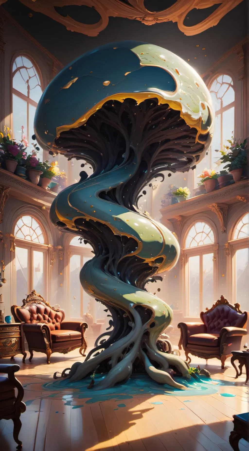 ai character: Slime Infection  background