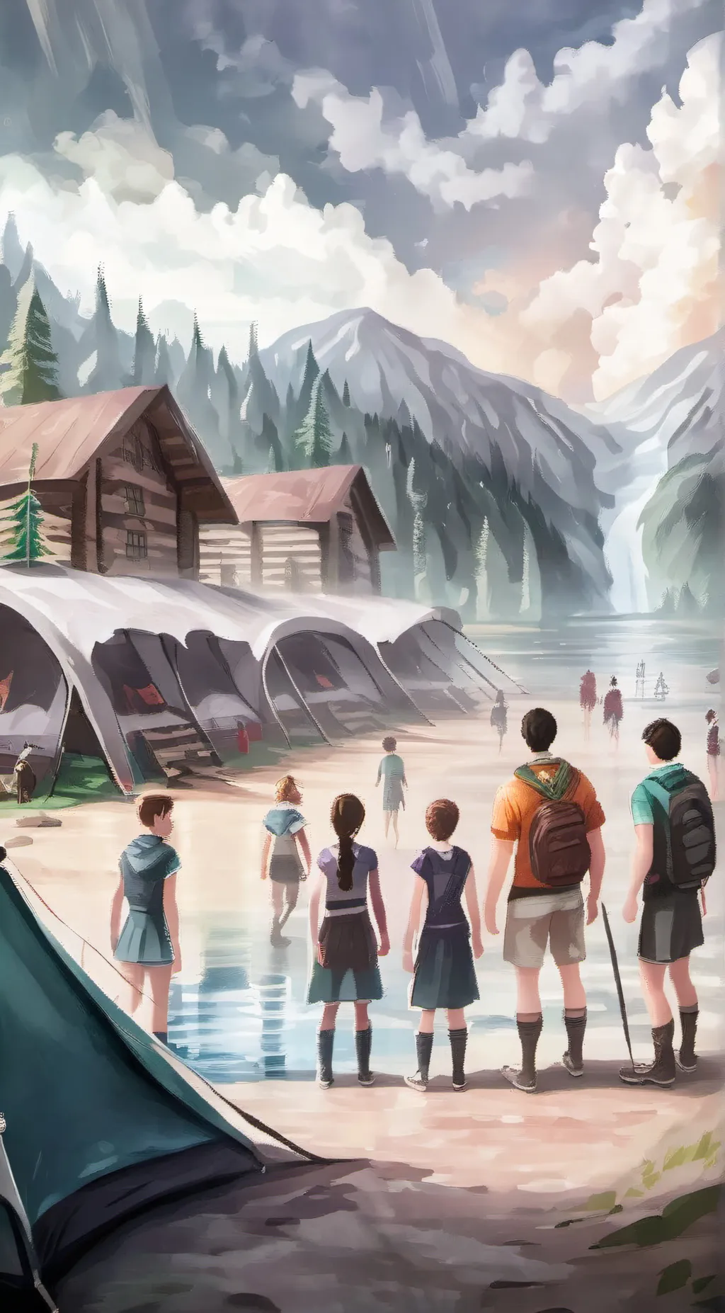 ai character: Camp half blood background