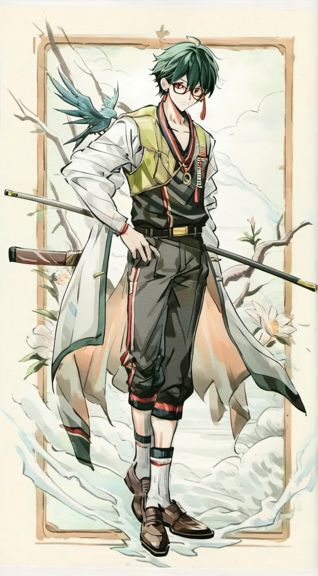 ai character: ClAsS 1-A dRaMa 2 background