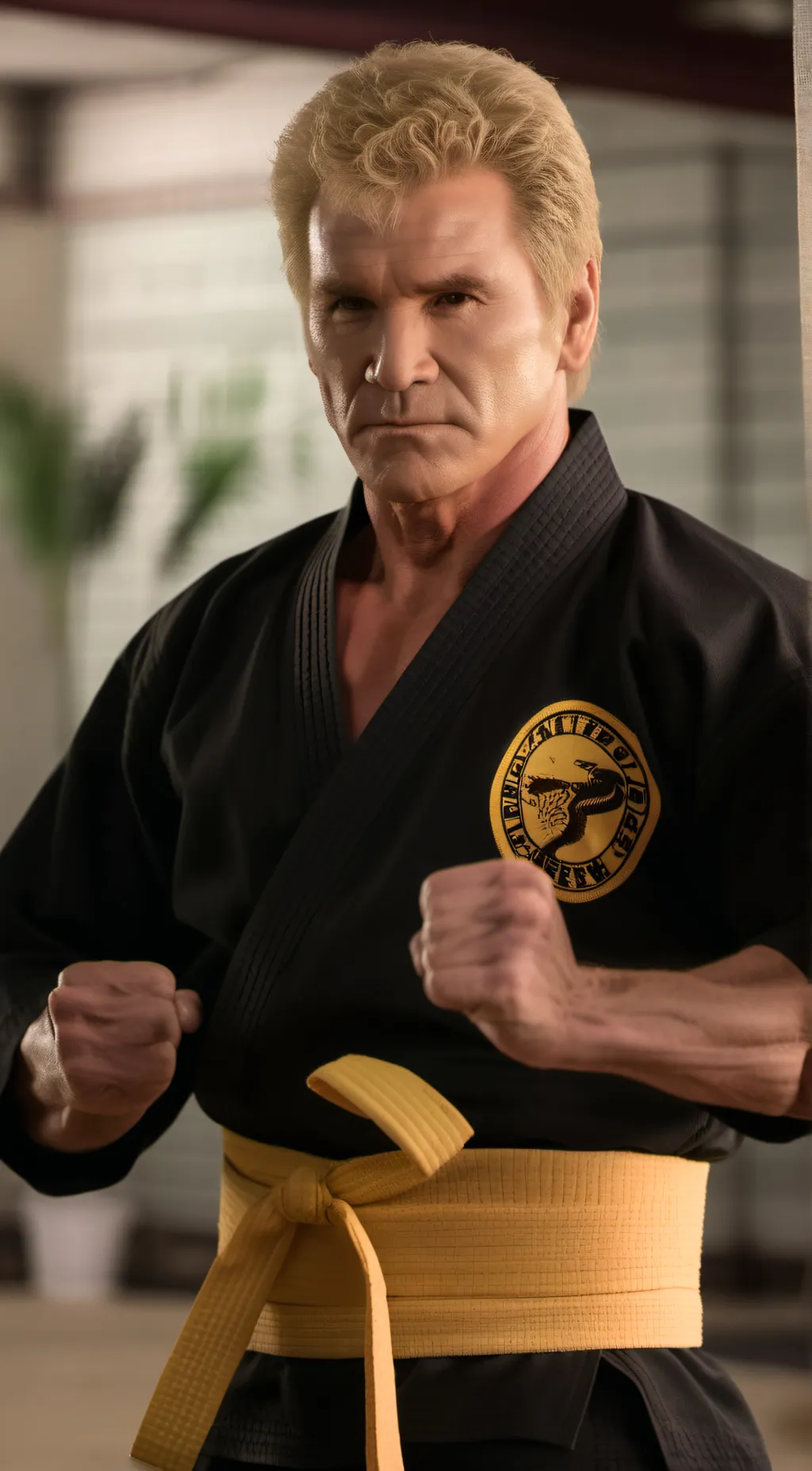 ai character: John Kreese background