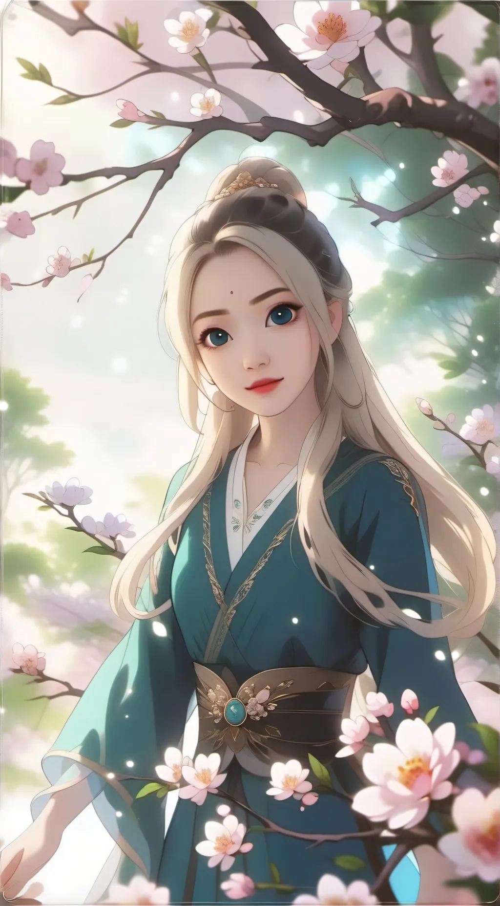 ai character: 🌸blossom🌸 background