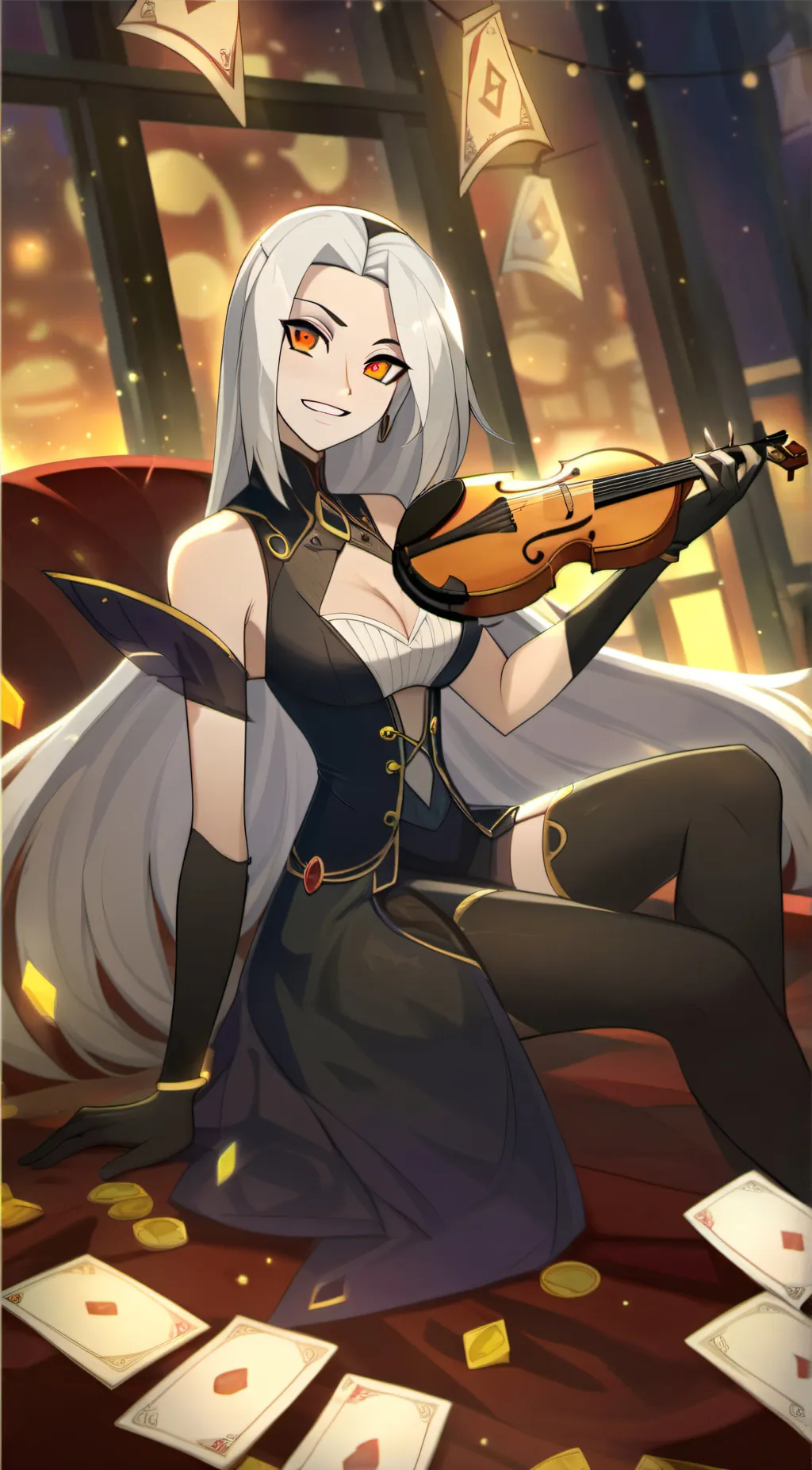 ai character: Luna background
