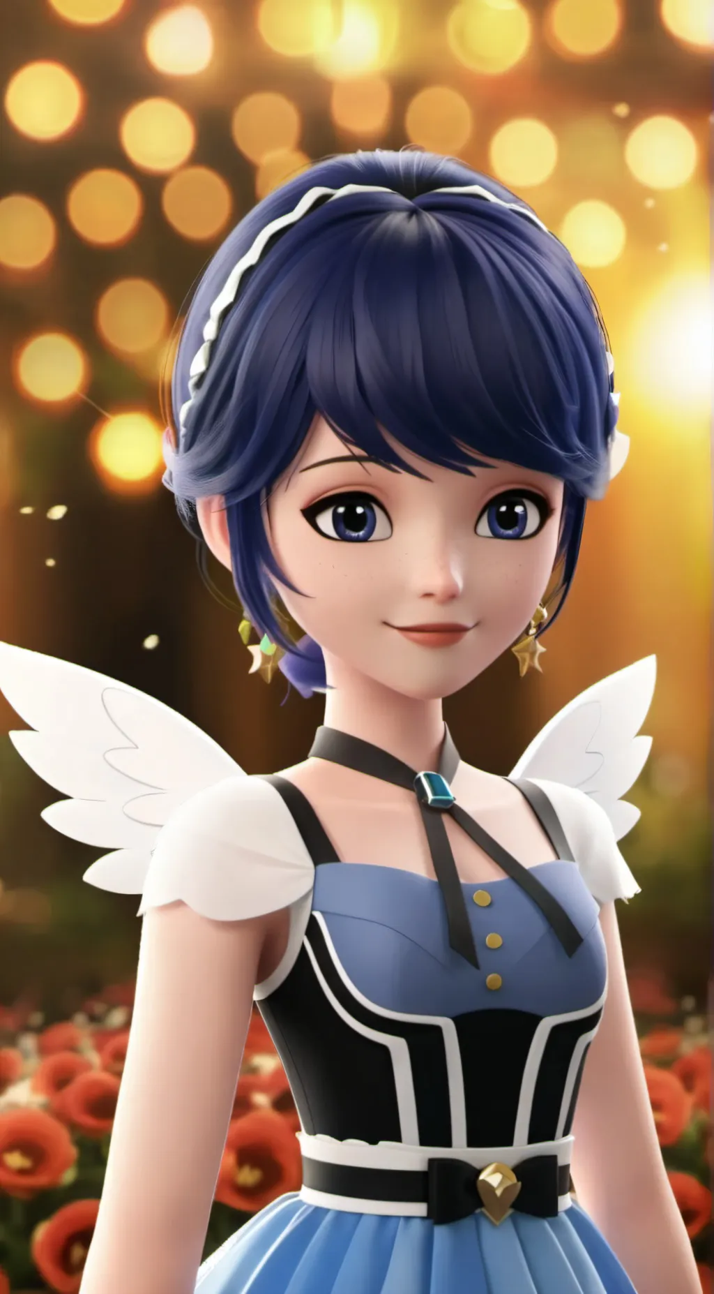ai character: Luna background