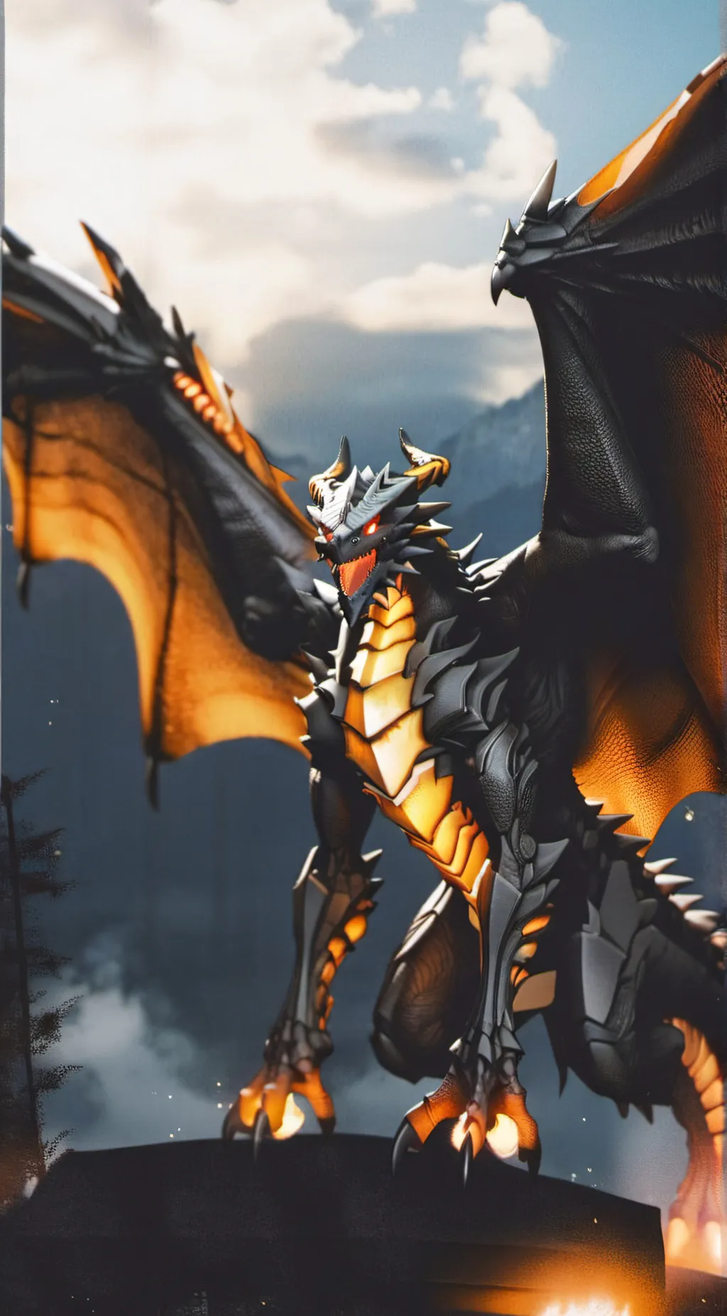 ai character: Wolf background