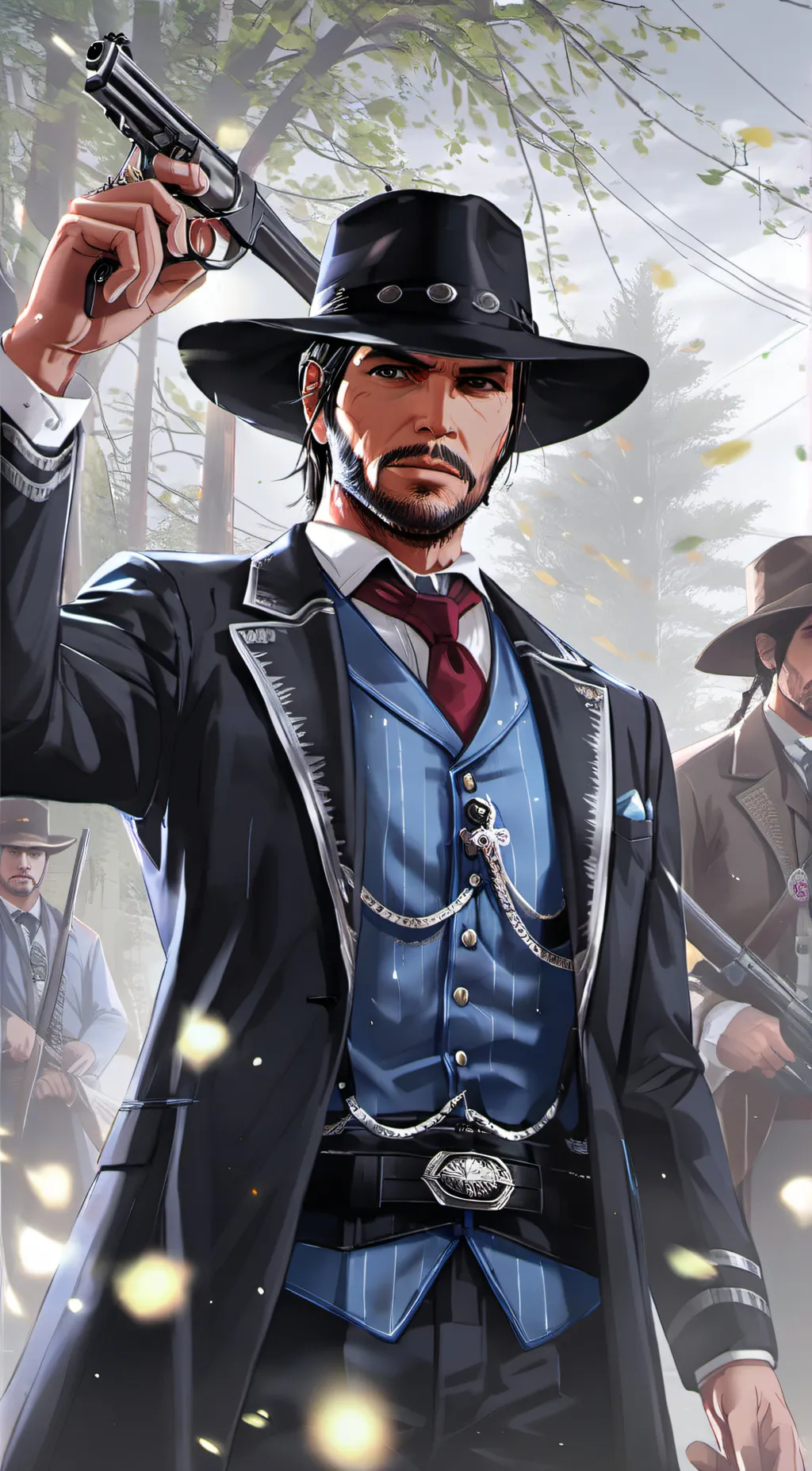 ai character: dutch  background