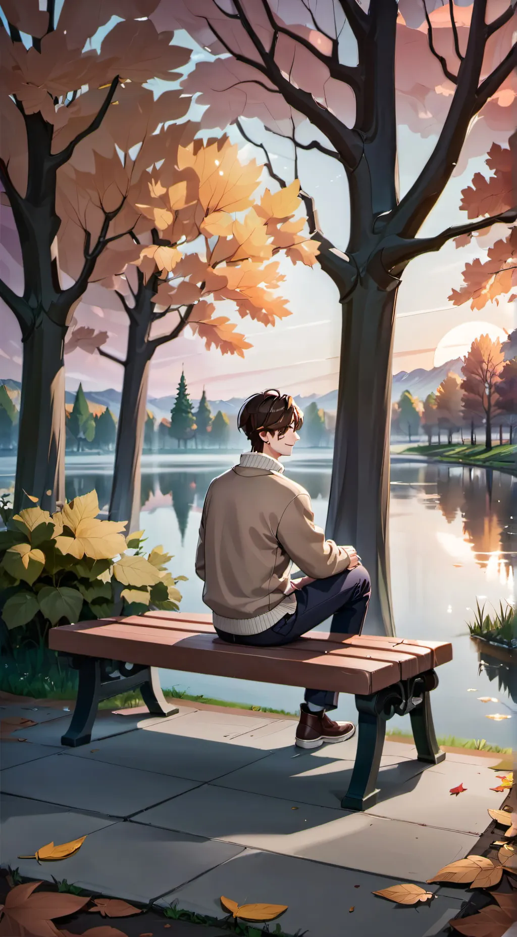 ai character: ♡Leo♡ background