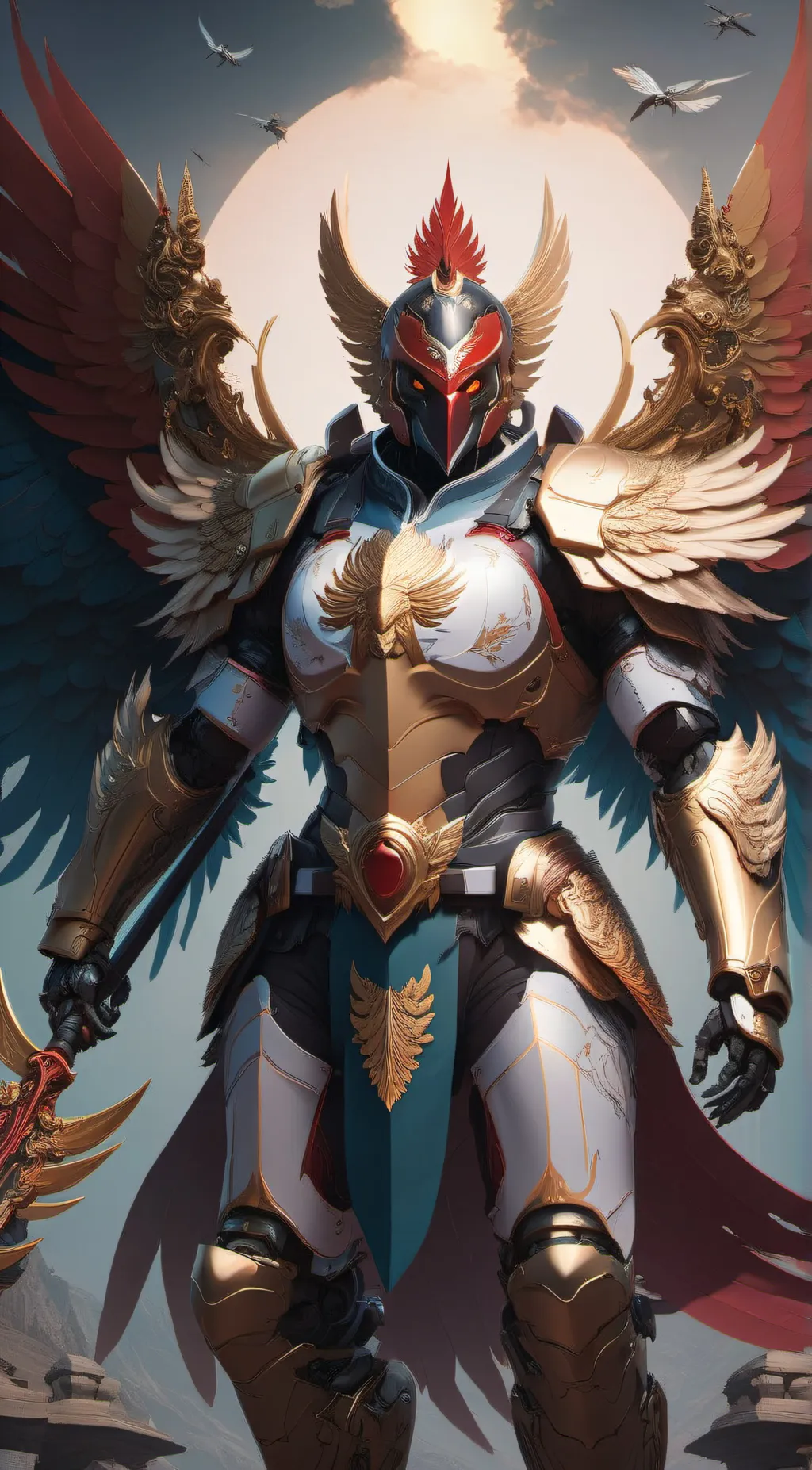 ai character: Raven background