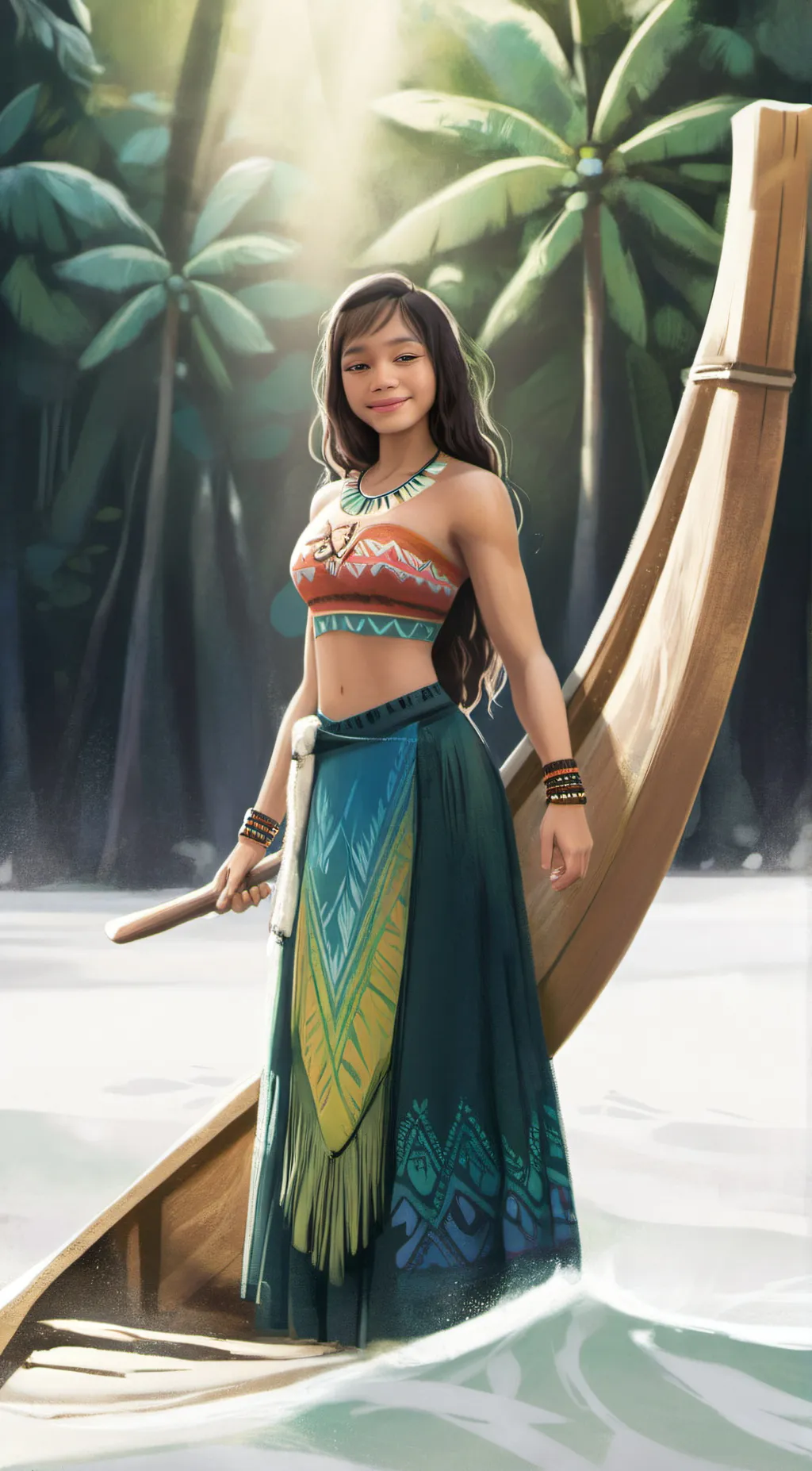 ai character: moana background