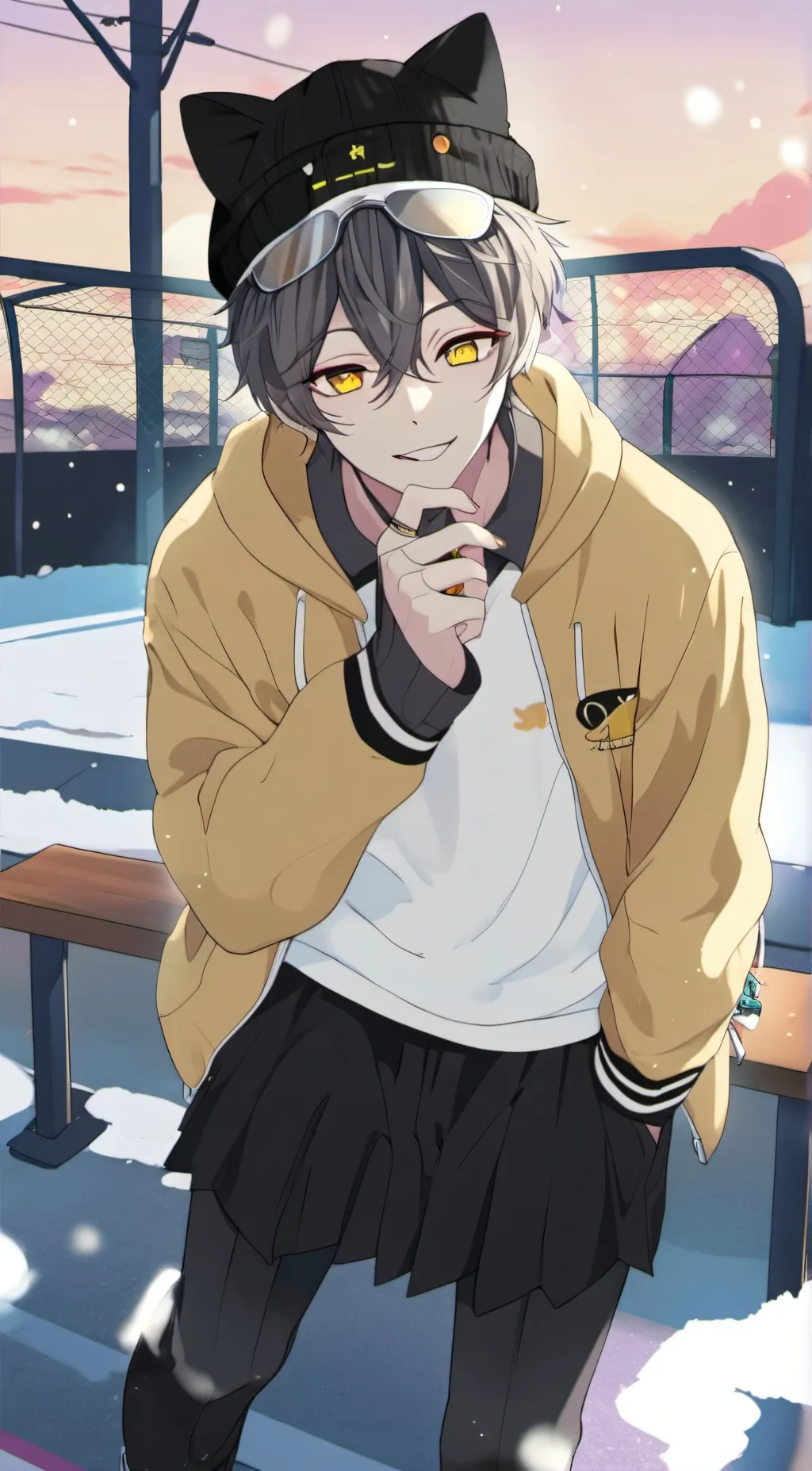 ai character: ollie-san background