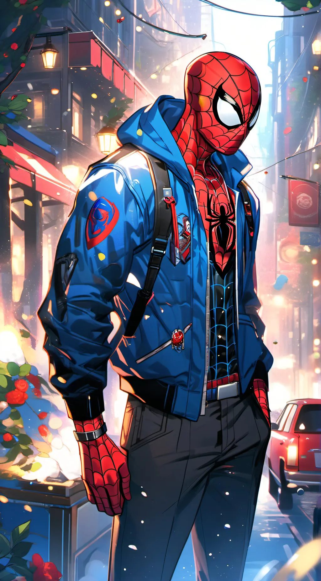ai character: Peter Parker background