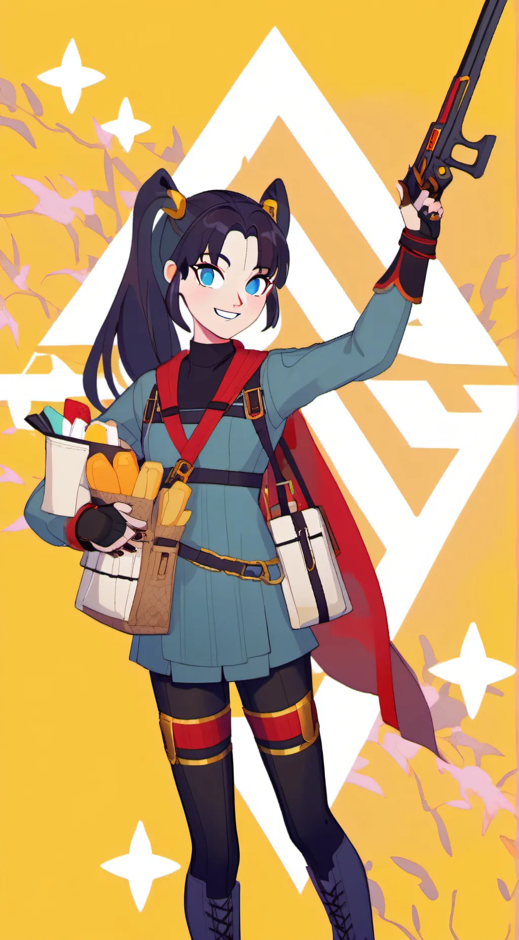 ai character: Zoe clash background
