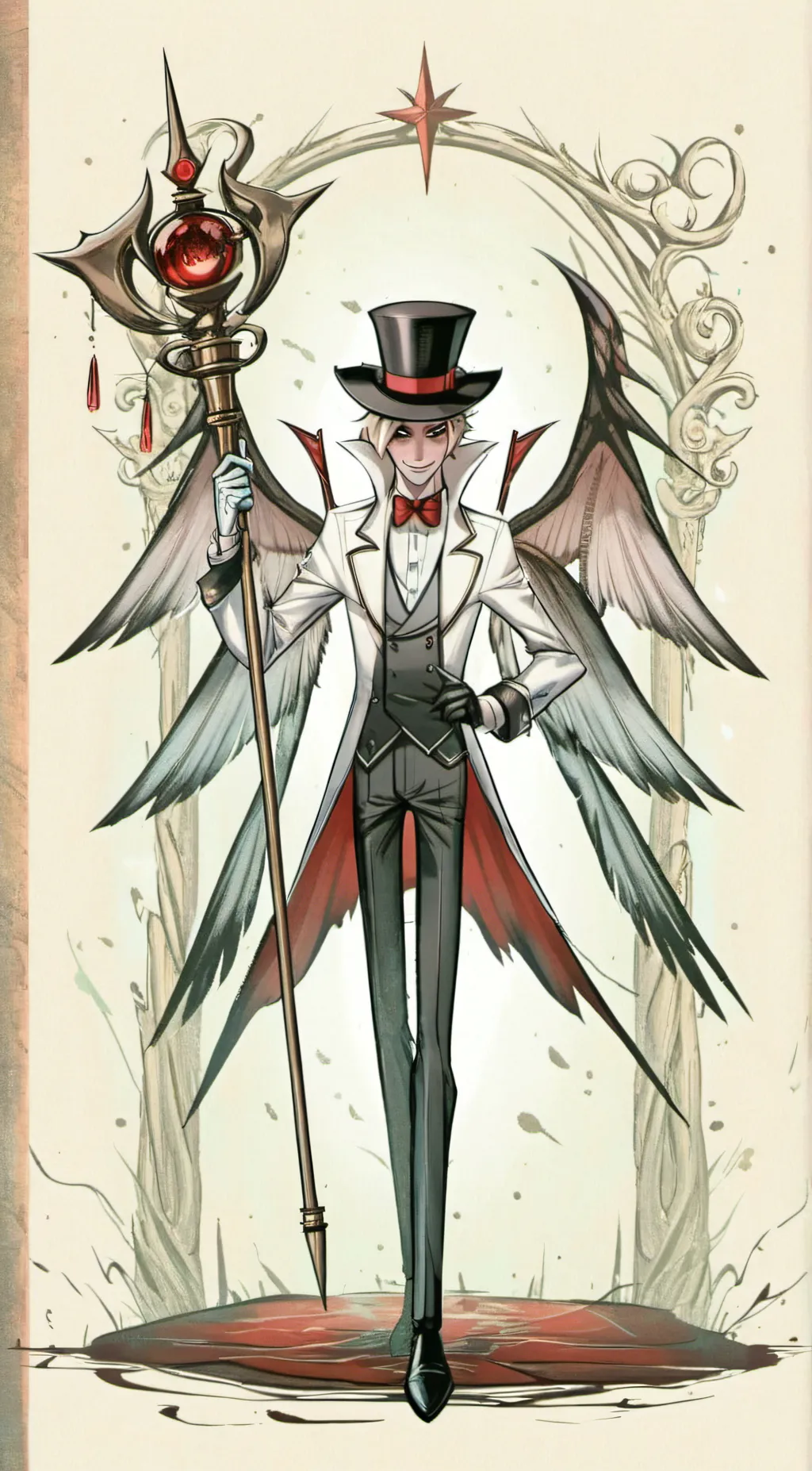 ai character: Lucifer Morningsta background