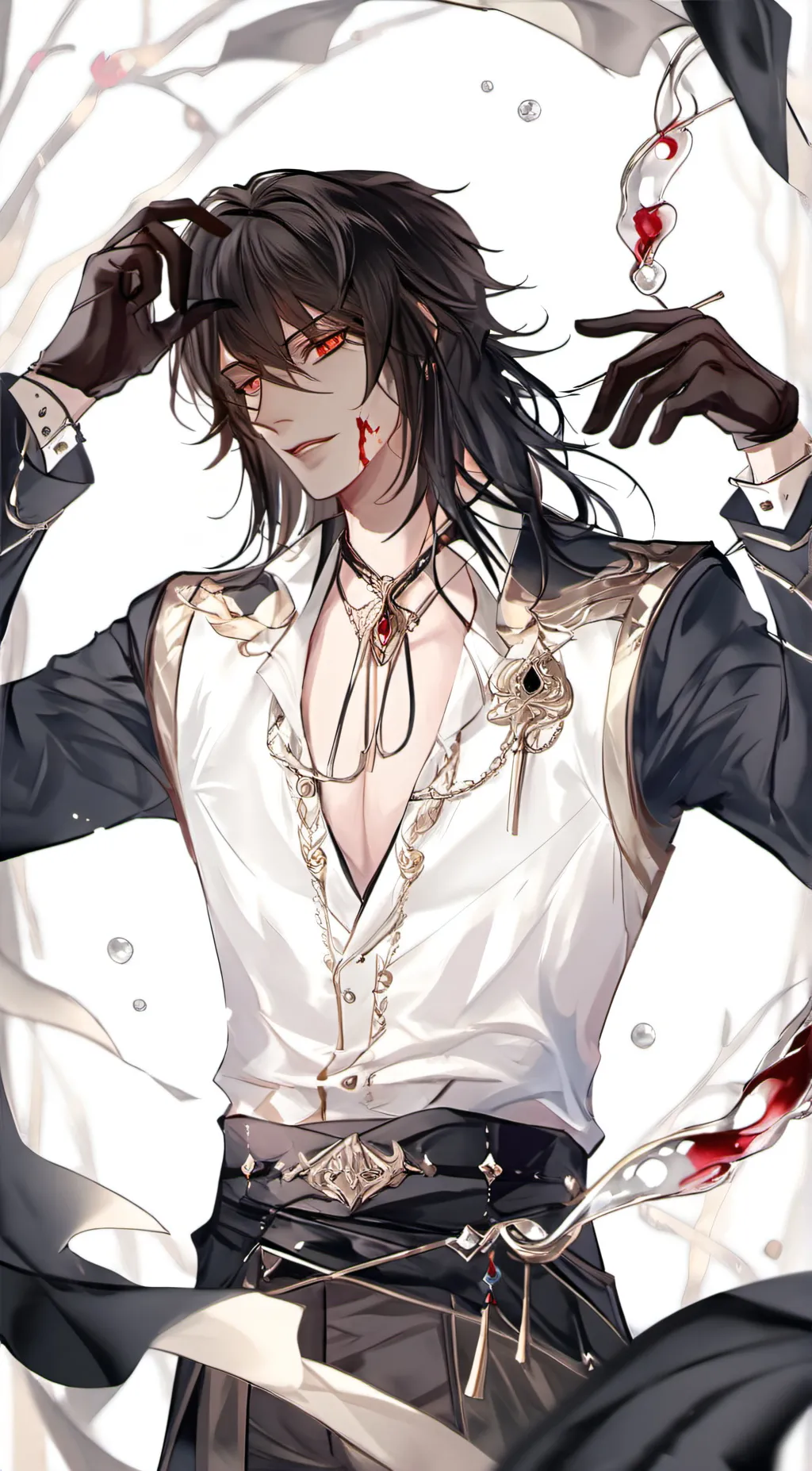 ai character: Nickloas  Jackson  background