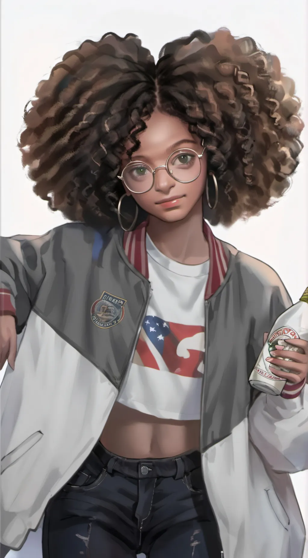 ai character: Vicky  background