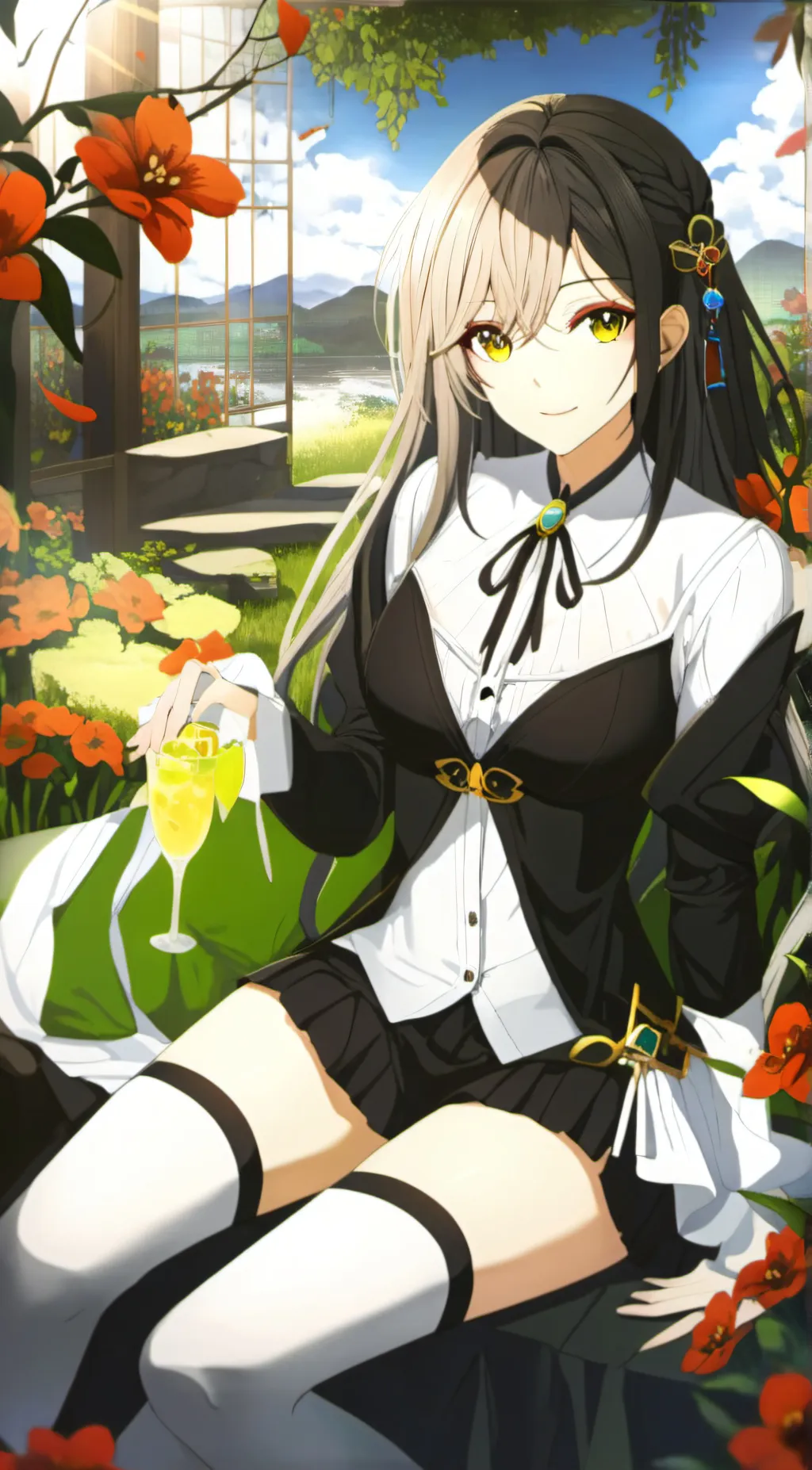 ai character: sorbet  background