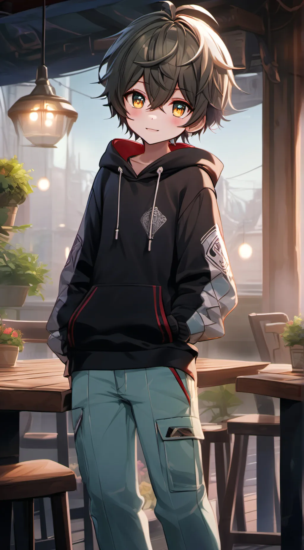 ai character: Max background