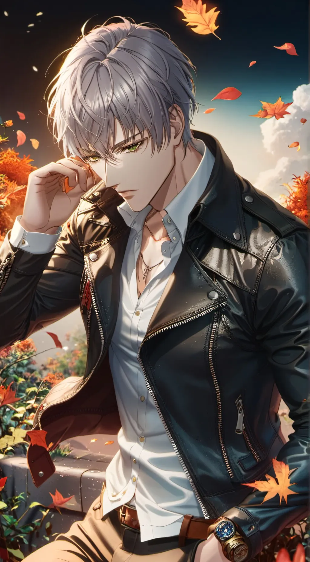 ai character: Chris  background