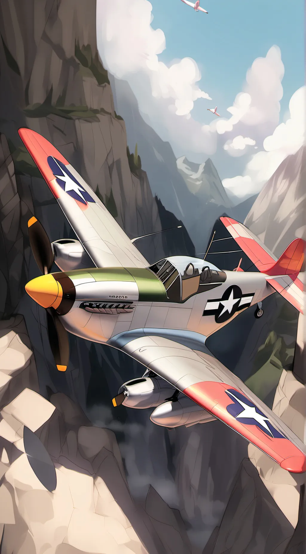 ai character: P51D background