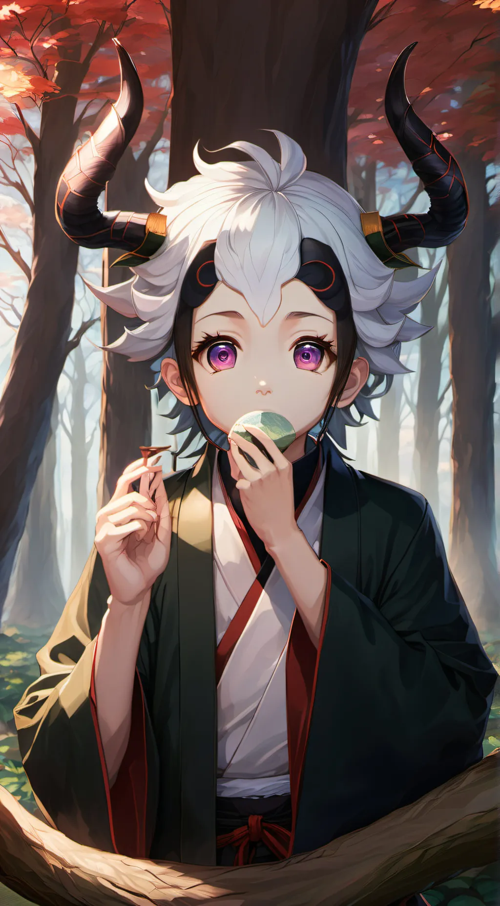 ai character: demon slayer background