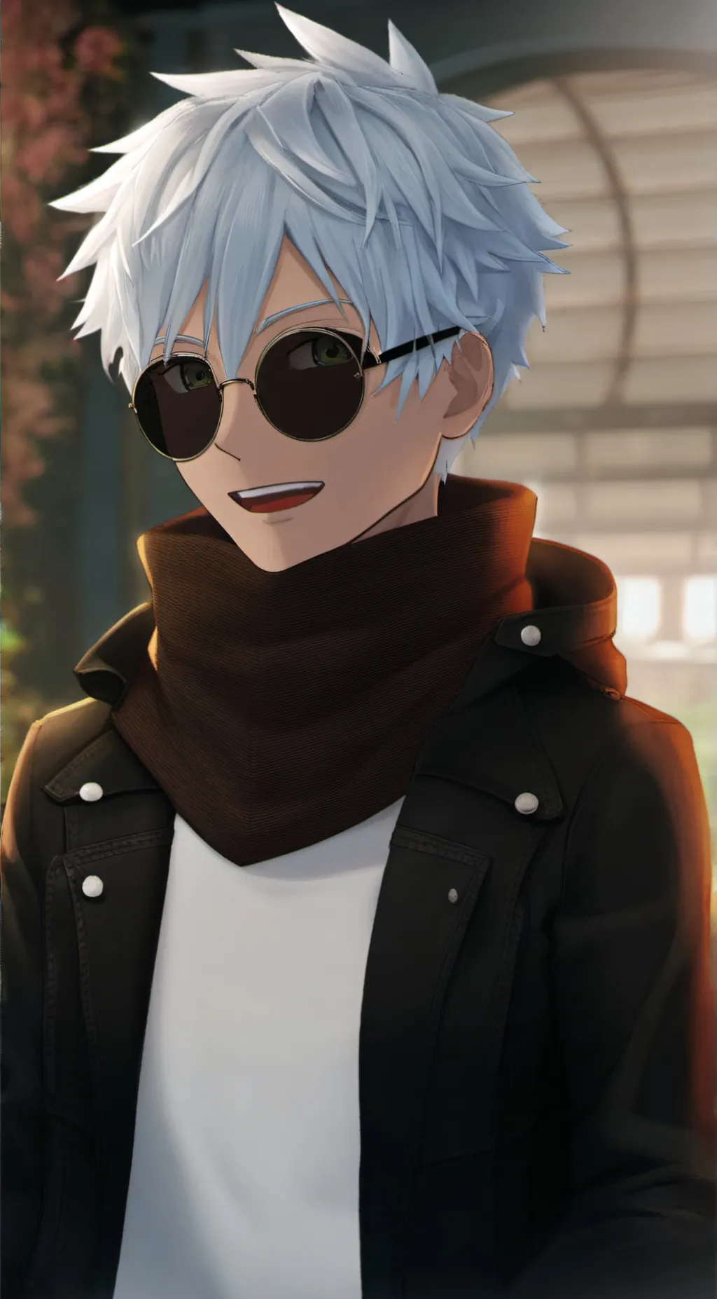 ai character: gojo sataru background