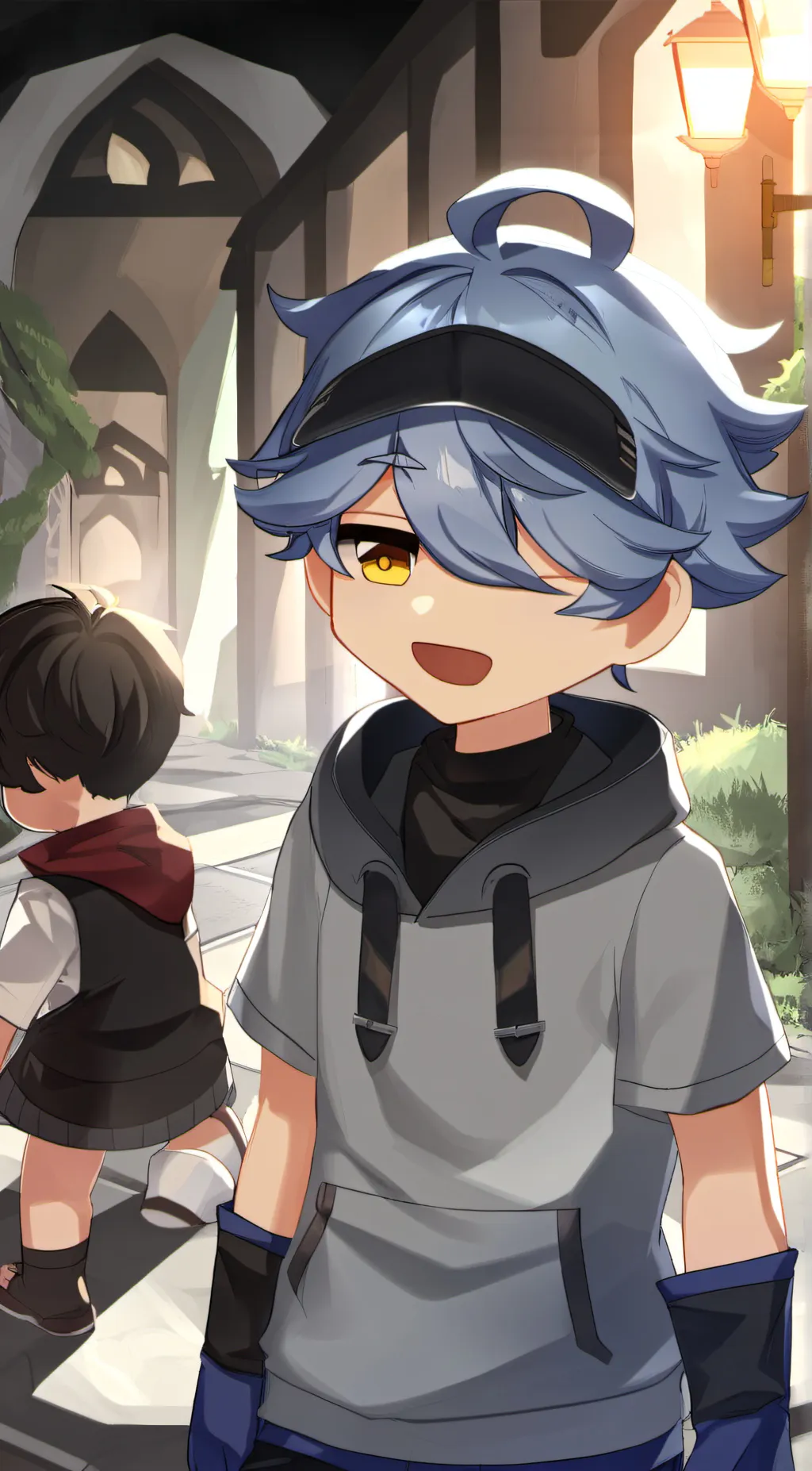 ai character: neptune solarballs background