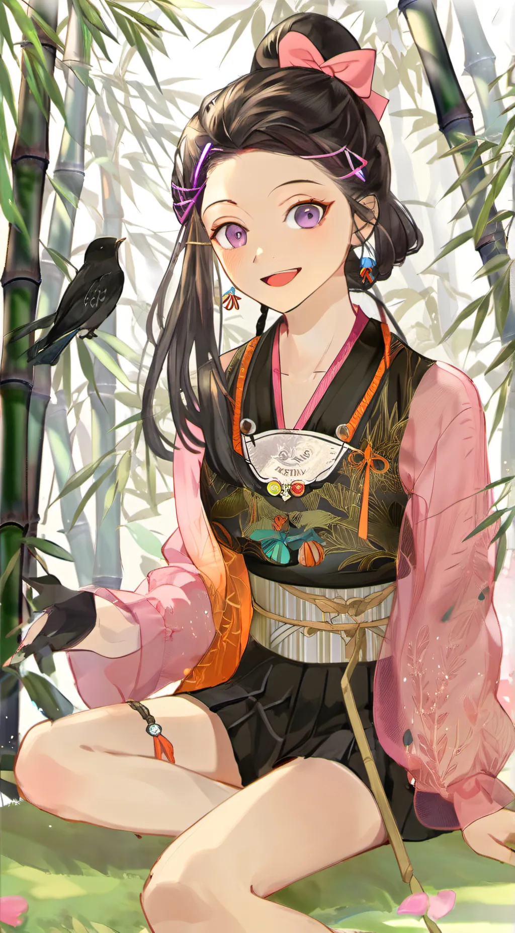 ai character: nezuko  background