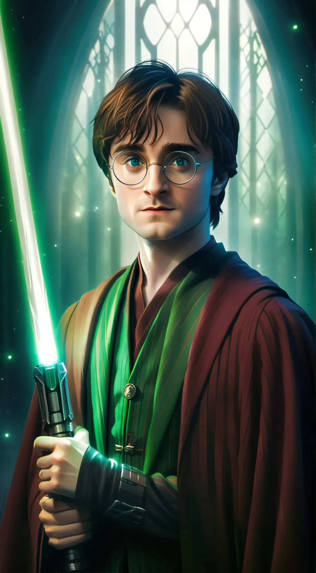 ai character: Jedi Harry  background