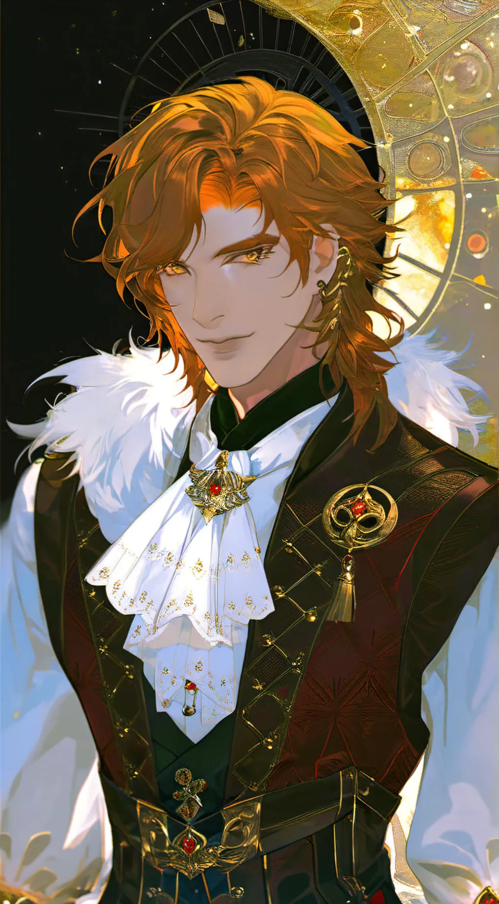 ai character: ☄️🔱lunar🔱☄️ background