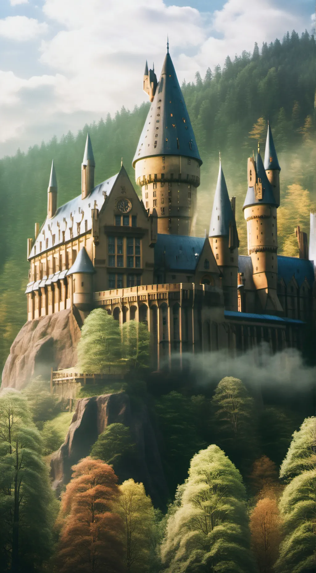 ai character: Hogwarts  background