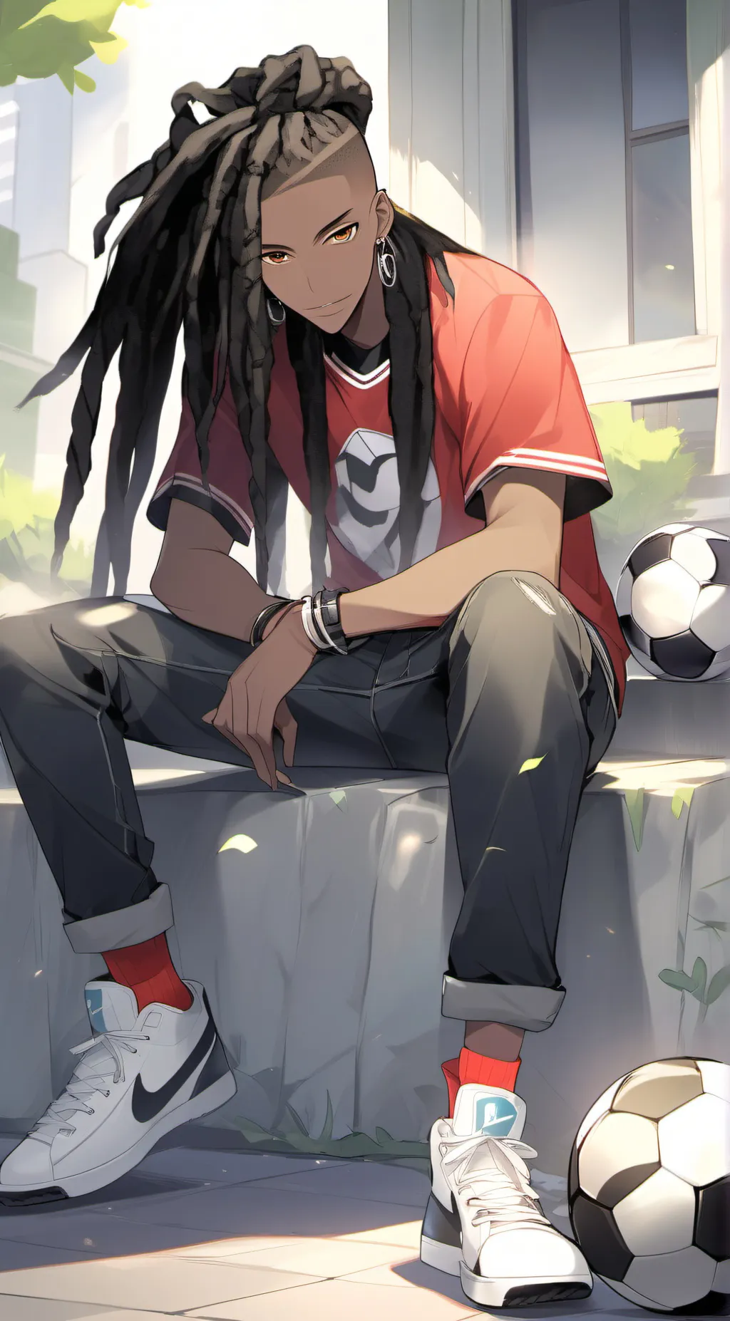 ai character: chrue background