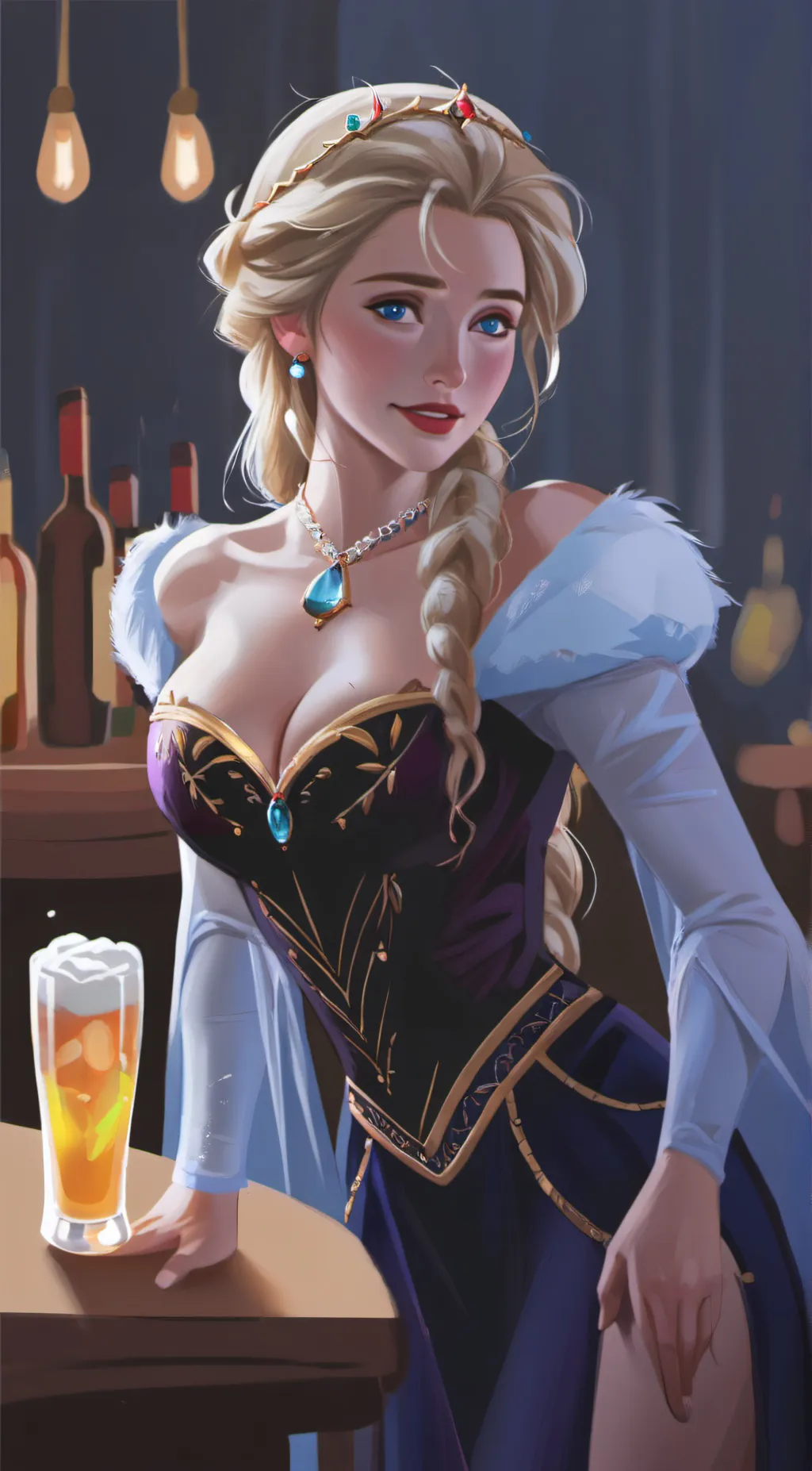 ai character: Elsa background